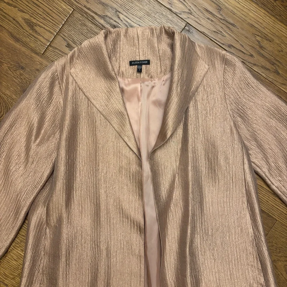 Eileen Fisher silk cardigan - Picture 3 of 11